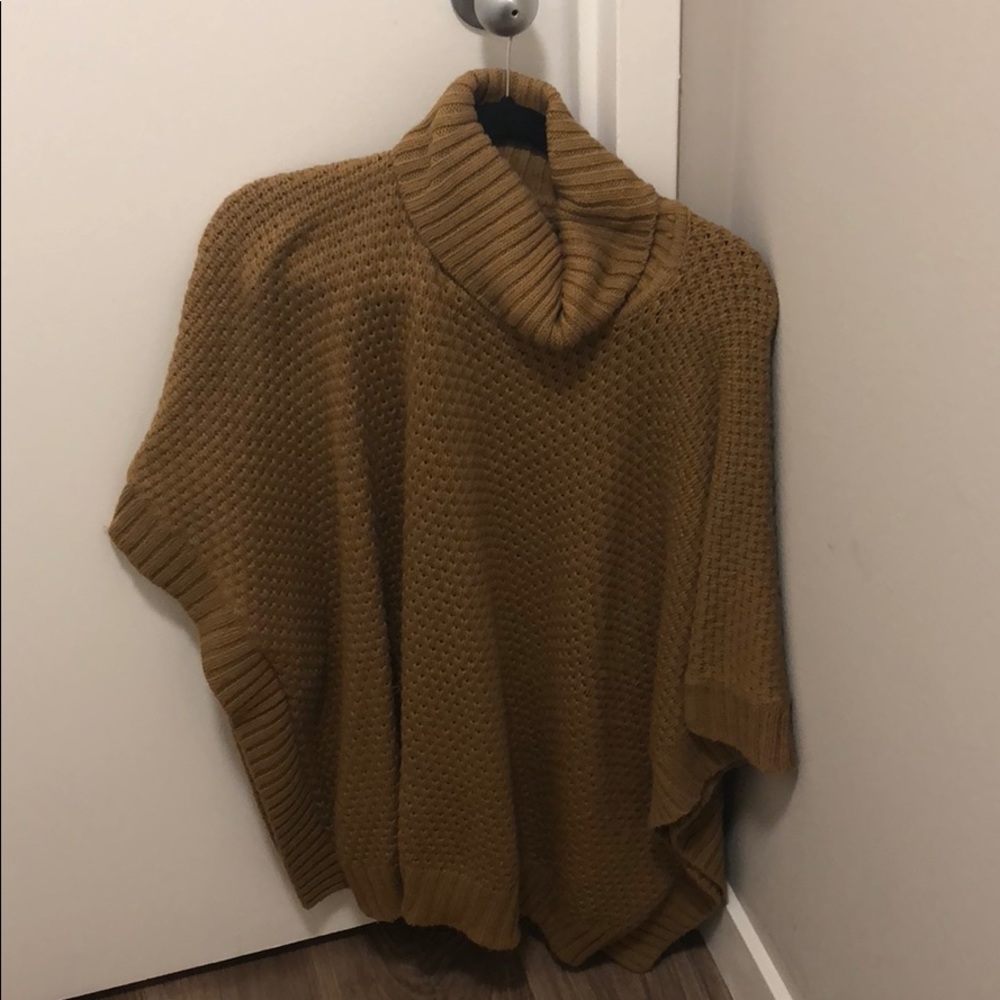 Forever 21 Brown Poncho Sweater
